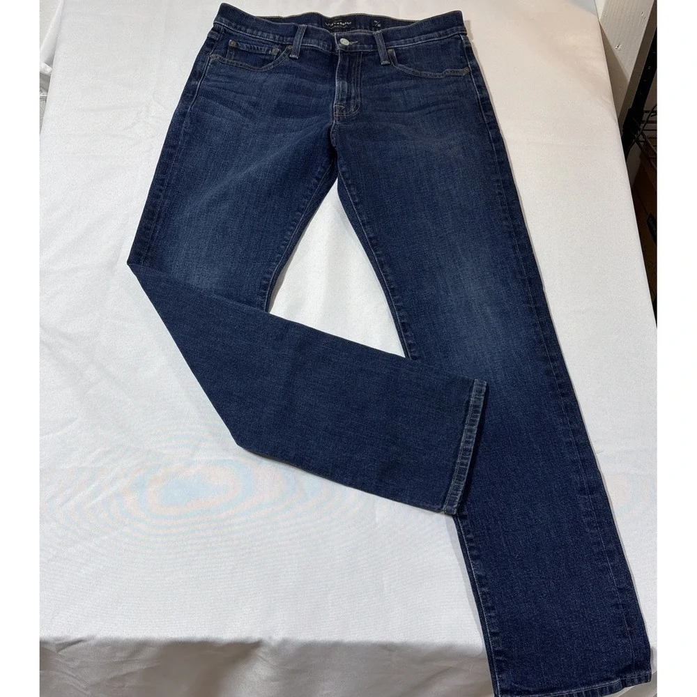 Lucky Brand 221 Original Straight‎ Leg Mens Jeans 32x32 Dark Wash Denim